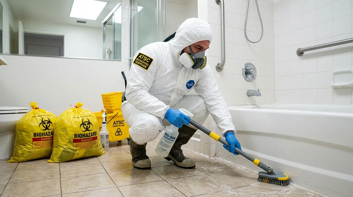 Decontamination equipment deployed for Blood Cleanup in Reisterstown